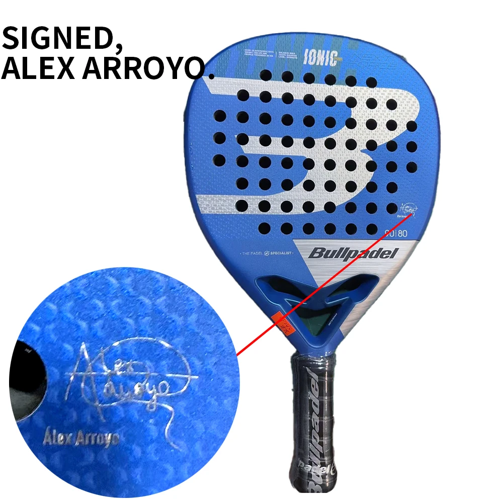 Remote Control, RACKET Bullpadel Ionic Power 23, Padelracket blue Power/Control: 90/80 tennis racketAlex Arroyo Limited Edition