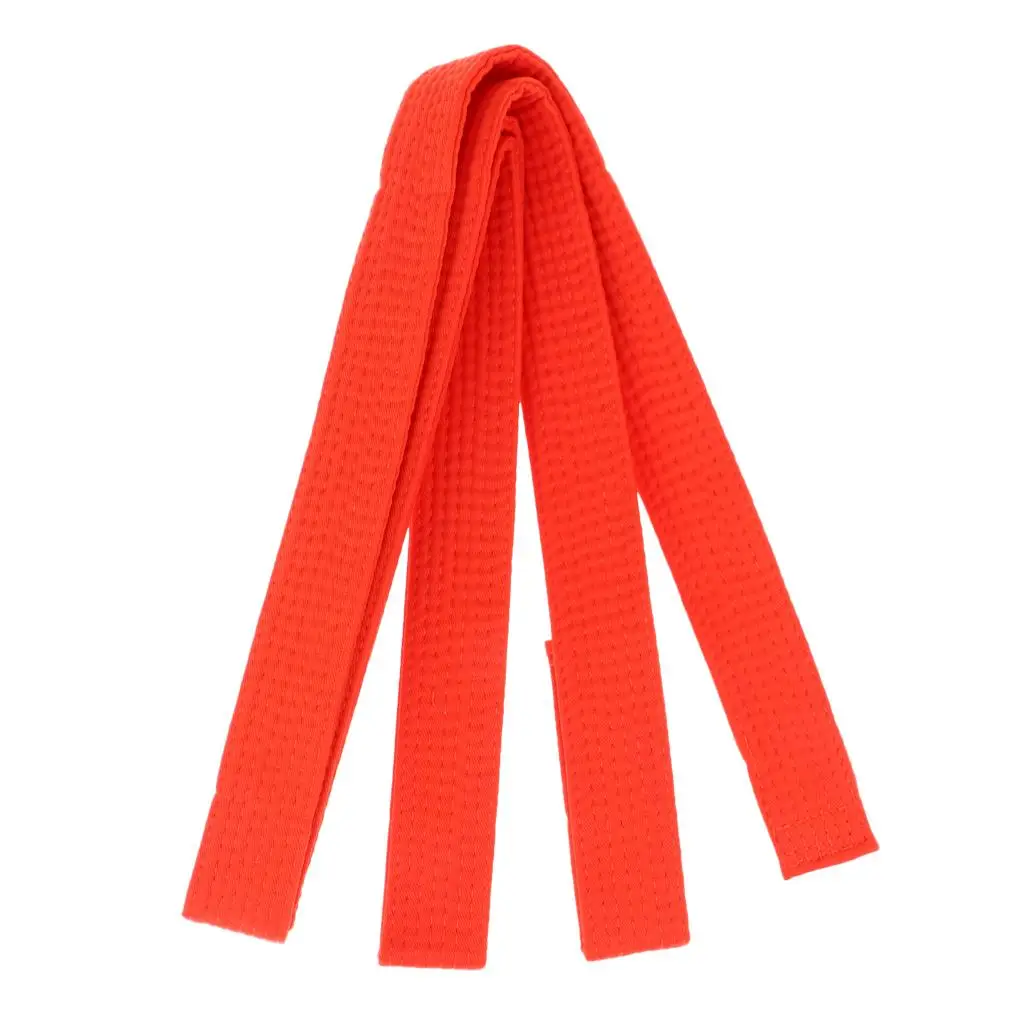 

2-6pack Taekwondo Belt Karate Martial Arts Aikido Double Wrap Belt Orange