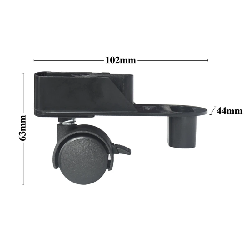 4 قطع تتكيف مع عناصر فلتر تنقية الهواء Xiaomi 1Pro، قاعدة بكرة العجلات المتحركة ذات العجلات العالمية