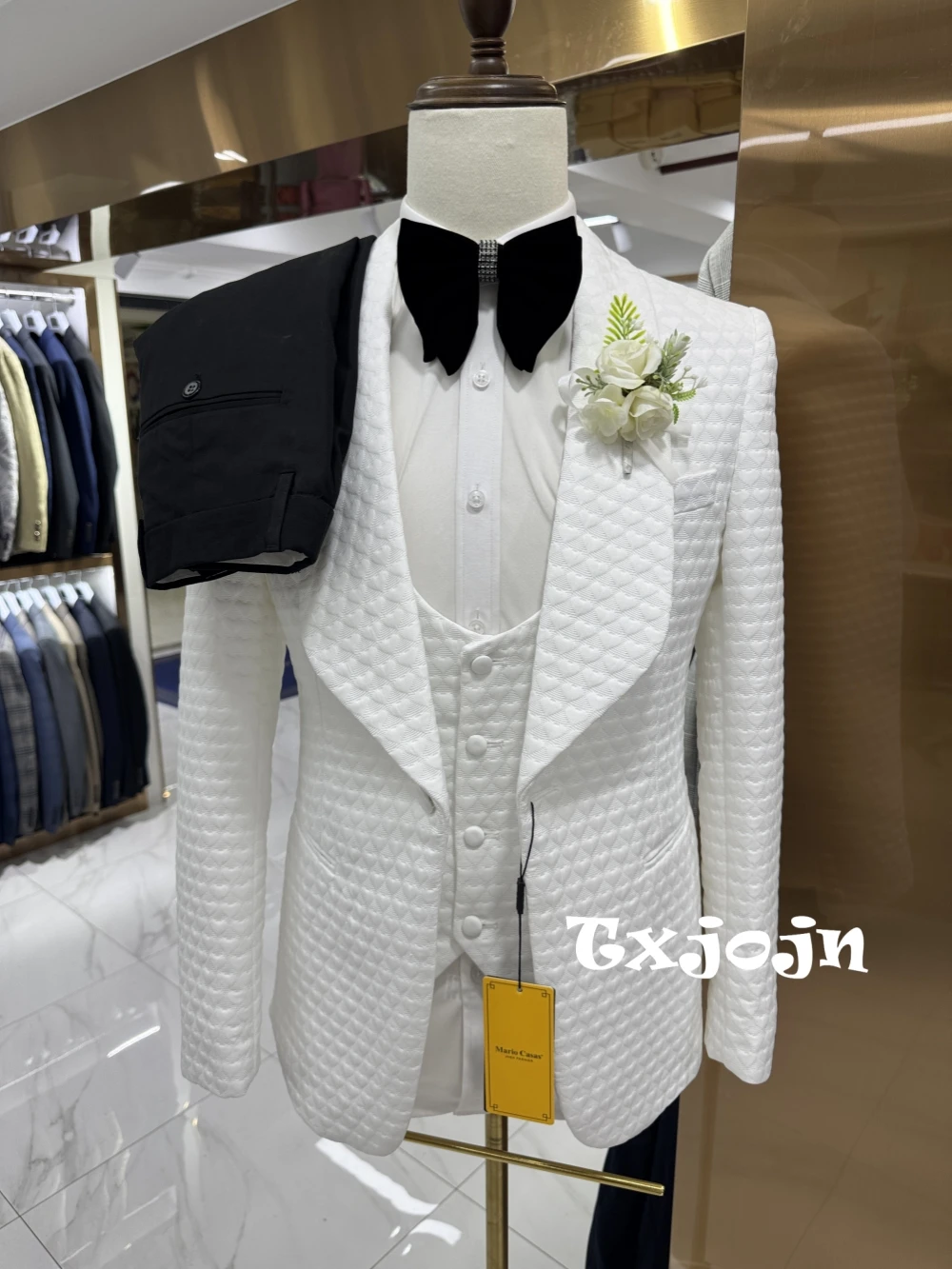 

Formal Men's Suits Wedding Groom Best Man Tuxedo Prom Wear Classic 3 Pieces Blazer Vest Pants Set For Business 2025 Customized