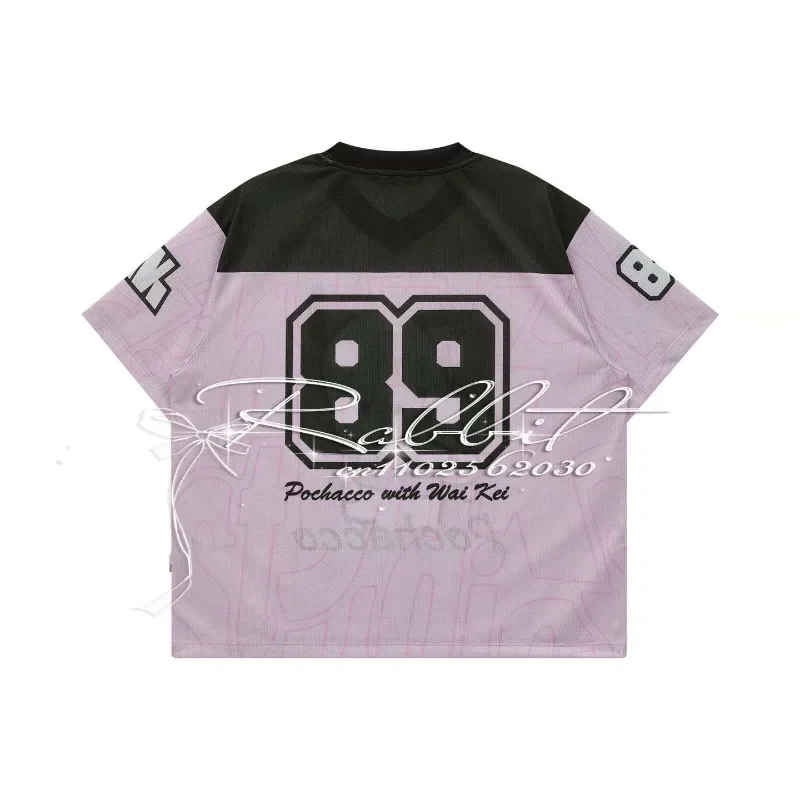 2025 سلسلة سانريو الجديدة الكرتون باشا الكلب ثلاثية الأبعاد مطبوعة المرأة الرياضية التجفيف السريع طبعة خاصة قميص فضفاض