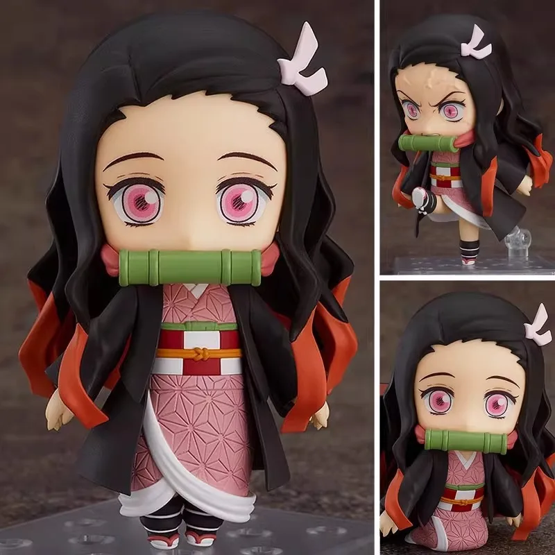 Anime Demon Slayer Action Figure Kamado Nezuko Tanjirou Uzui Tengen Hashibira PVC Toys Christmas Gift