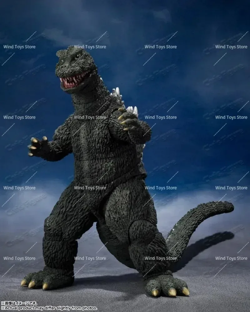 In Stock Bandai Original Anime Figure S.H.MonsterArts Godzilla 1972 Action Figure Toy Kids Gift Collection Model Ornament