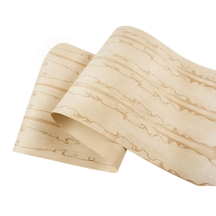 Natural White Sandalwood Veneer, 0.25mm, 250x58cm, For Automotive Interior & Cabinet Veneering.(Backing Non-woven Fabric)