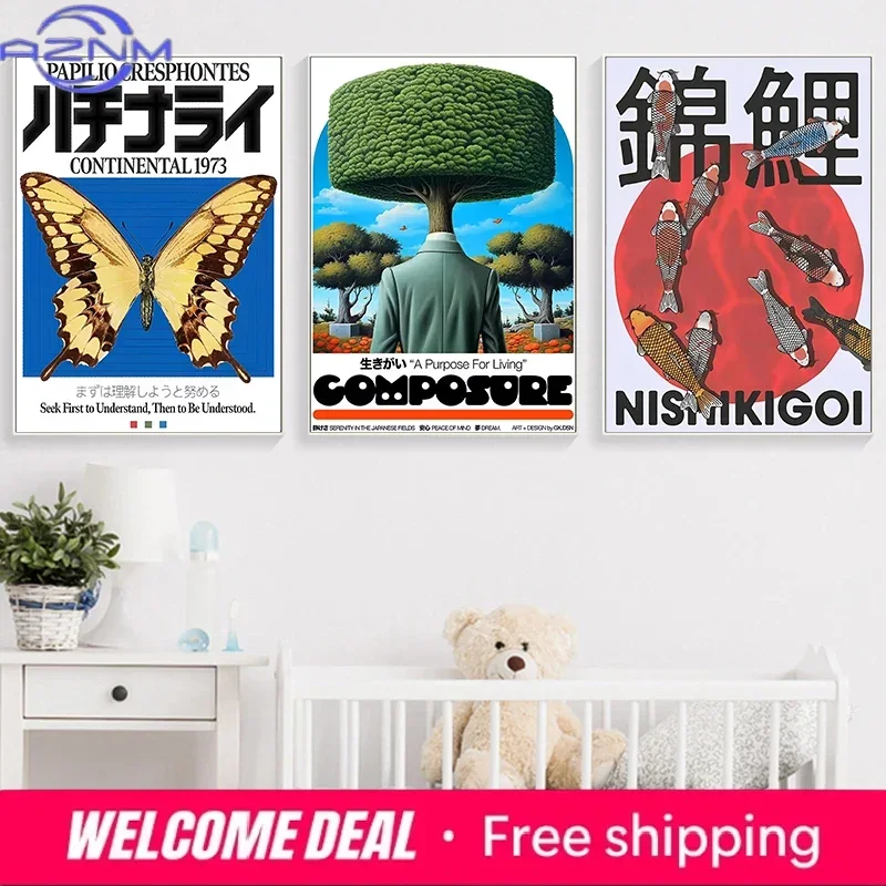 

AZNM винтажные ботанические иллюстрации, художественный принт, картина на холсте для домашнего декора, украшения стен гостиной, спальни