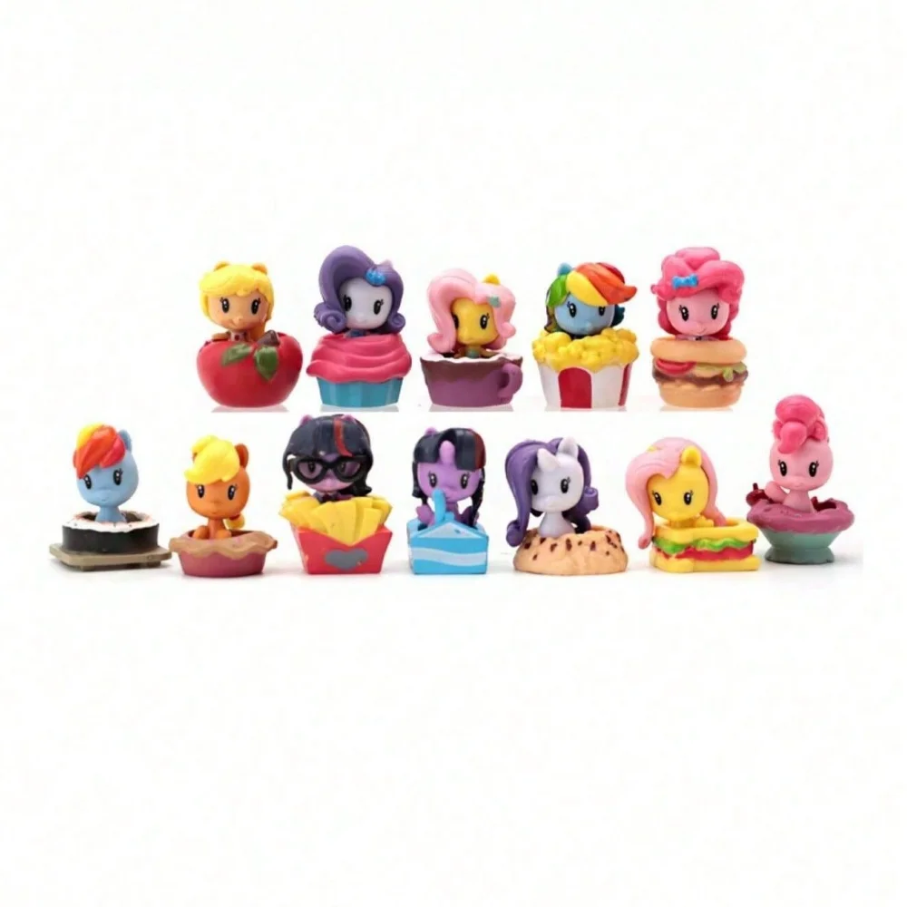6/12pcs Dim Sum Series Dolls, Cute Anime Style Desktop Figurines. Perfect Home Decor & Office Decor. Ideal for Birthday Party view 4
