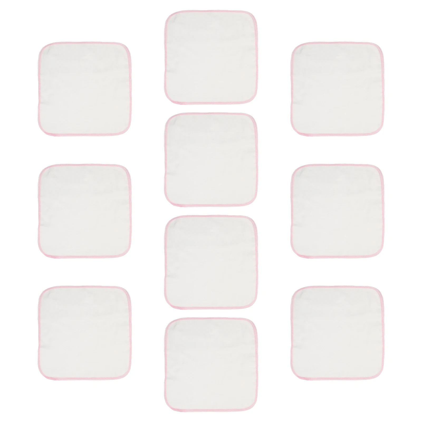 10 قطعة مناشف الأطفال القطن العضوي الوليد منشفة الوجه ماصة لينة الرضع مناشف لعاب الأطفال الوليد منشفة الوجه منديل القطن #6