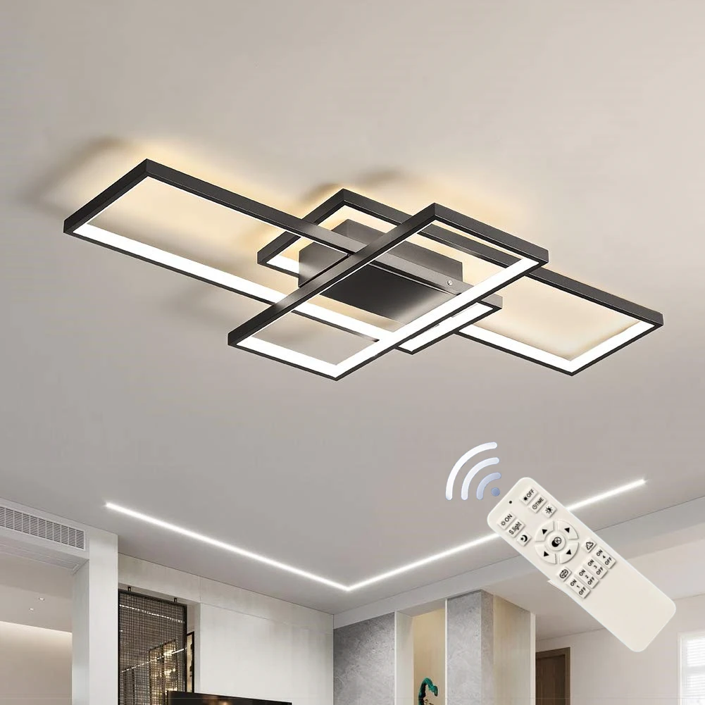 Modern Square LED Ceiling Light Nordic Creative Ceiling Lamp For Living Room Bedroom Kitchen Dining Room Deco Ceiling Light