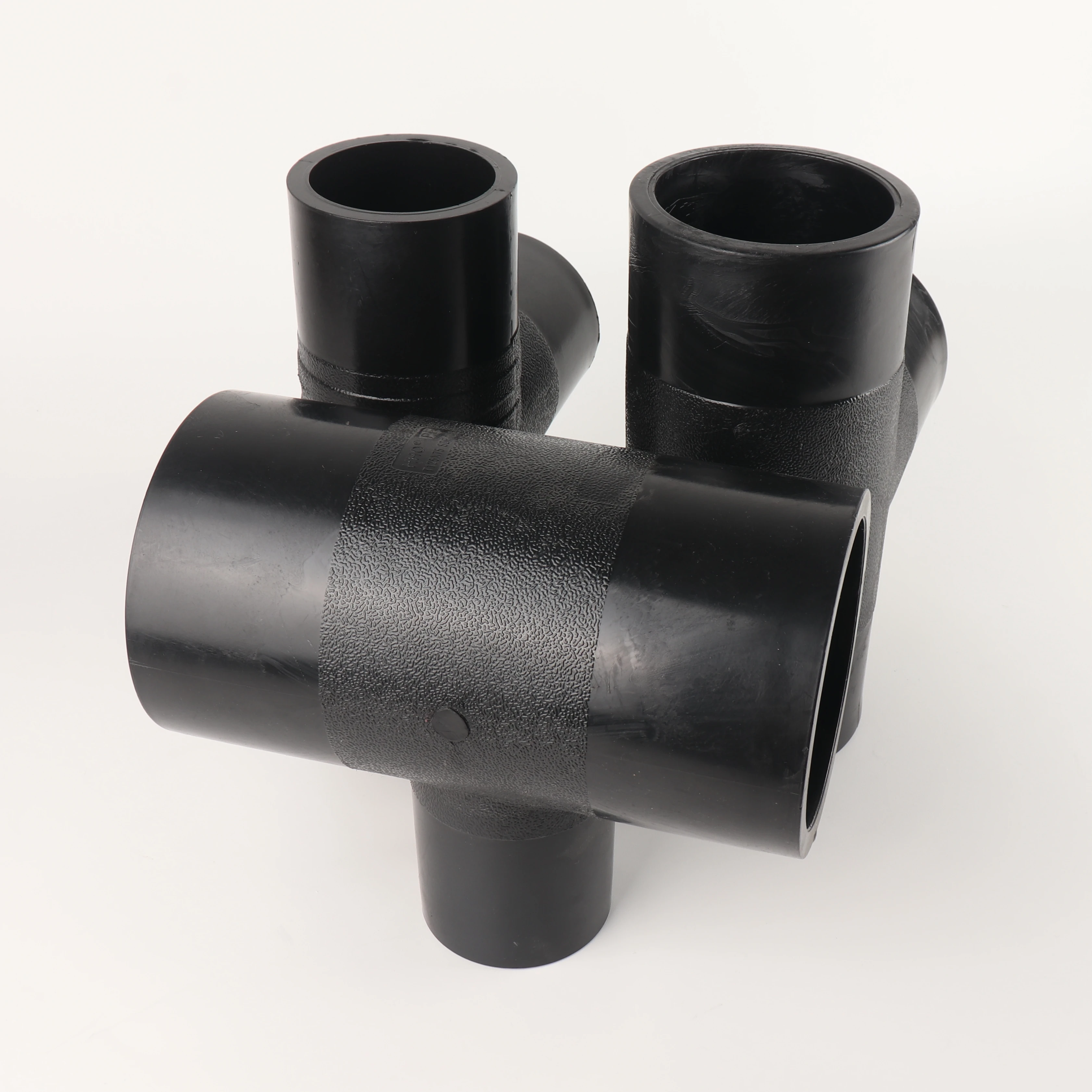 HDPE Pipe Fittings HDPE Butt Fusion DN200 Tee for Water Supply