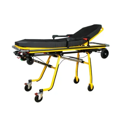 China Direct Supplier Automatic Ambulance Loading Stretcher Stainless Steel  for emergency first aid rescue and Patient