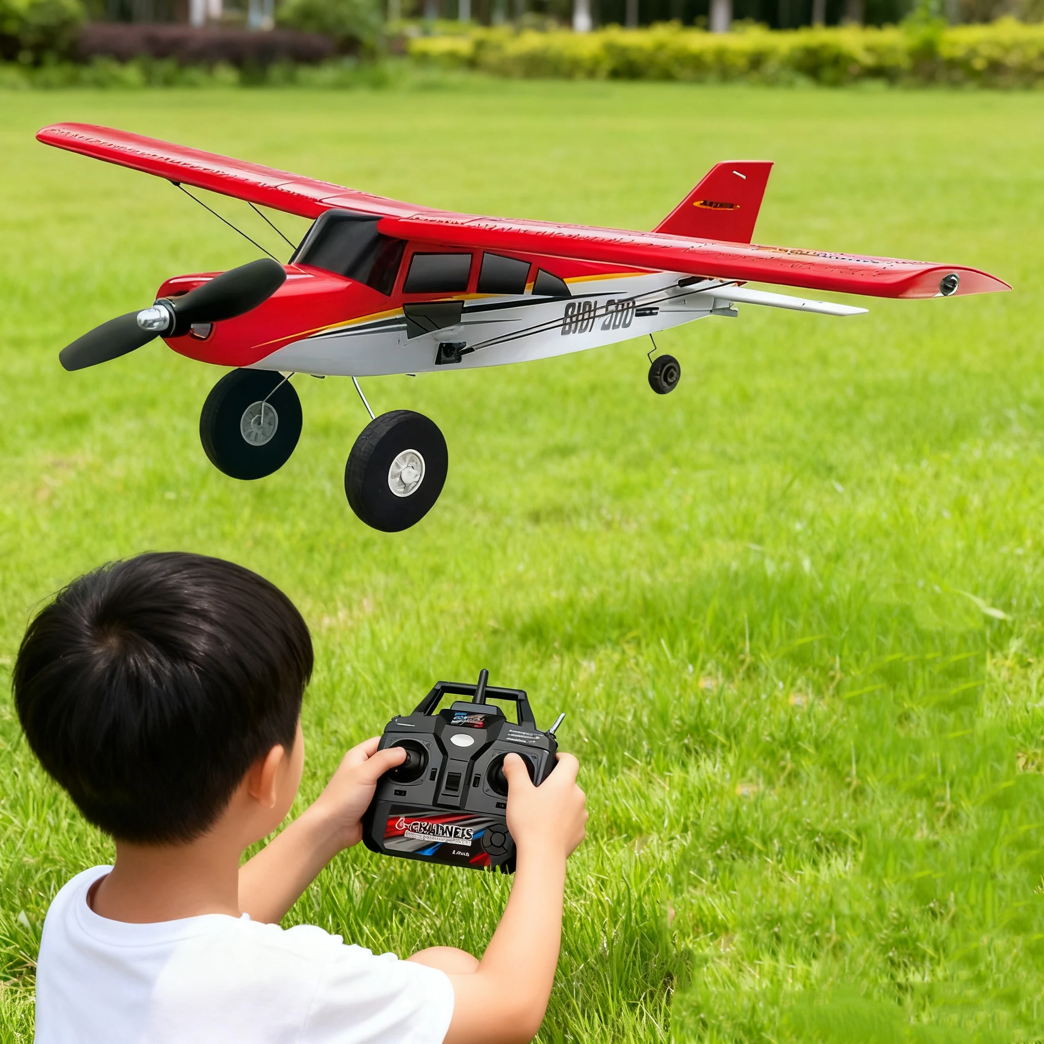 

M7 Moore Off-road Aircraft Qidi560 RC Plane EPP 4CH Remote Control Brushless Airplane with LED light Model Toys for Children