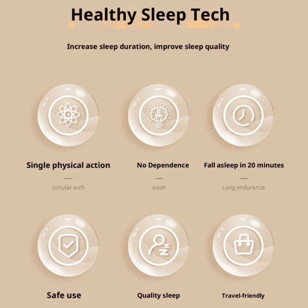 

Smart Sleep Aid Device with Micro Burst Current Music Stress Relief Massage Handheld Portable Sleep Therapy Instrument Helpsleep