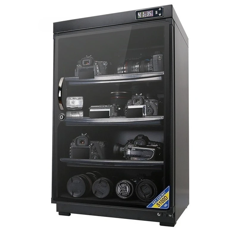 Digital Dry Box Camera Lens Dehumidifier Cabinet Moisture Control Storage Anti-Fungus Photography Gear Protector Humidity Case