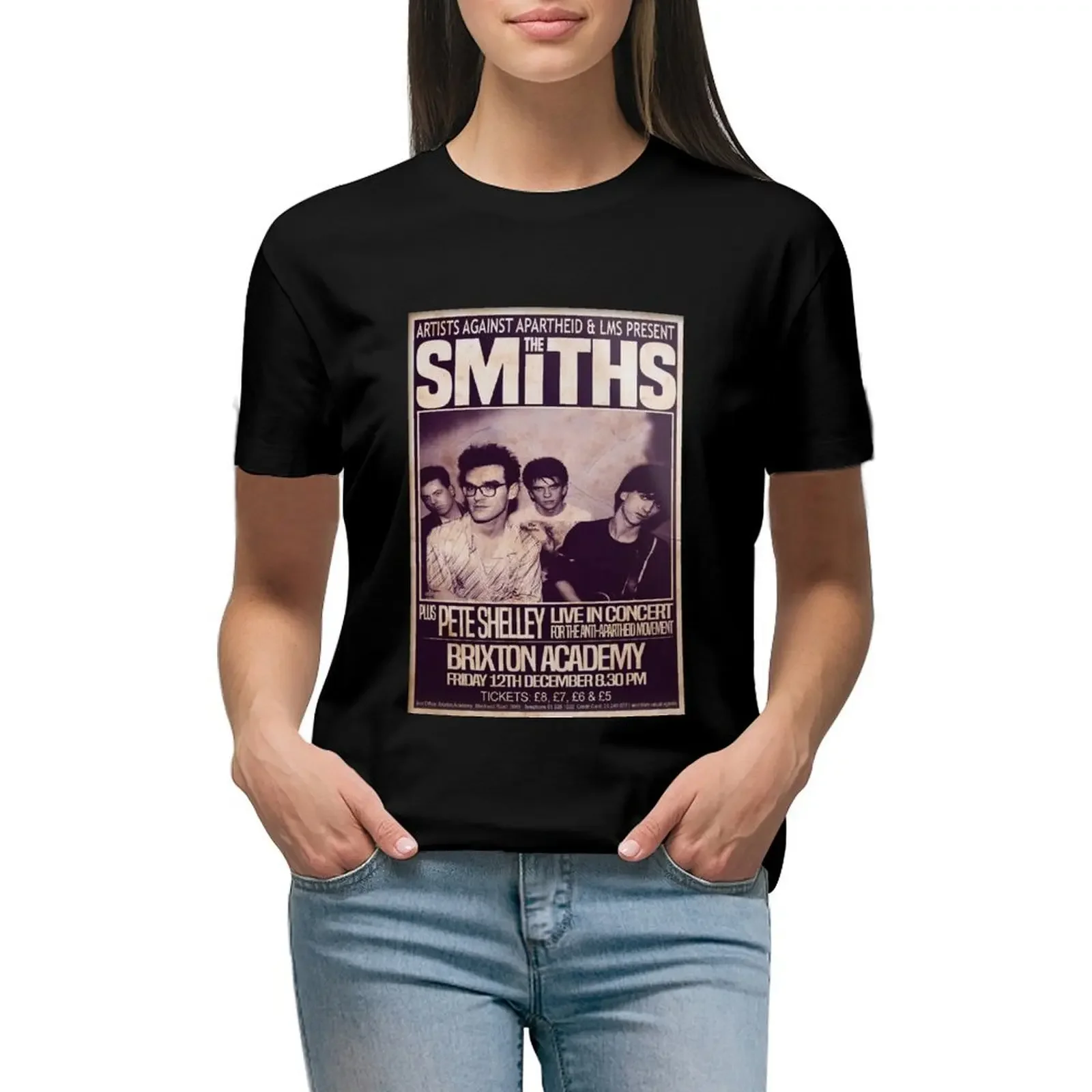 

The Smiths 1986 The Final Concert T-Shirt Female clothing new edition hippie clothes funny Womens clothing