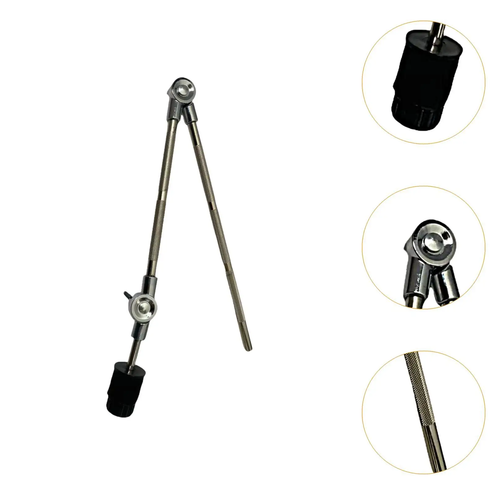 Cymbal Stands Support with Felt Mat, Cymbal Holder, Cymbal Attachment Clamp for Percussion Instrument Accessory