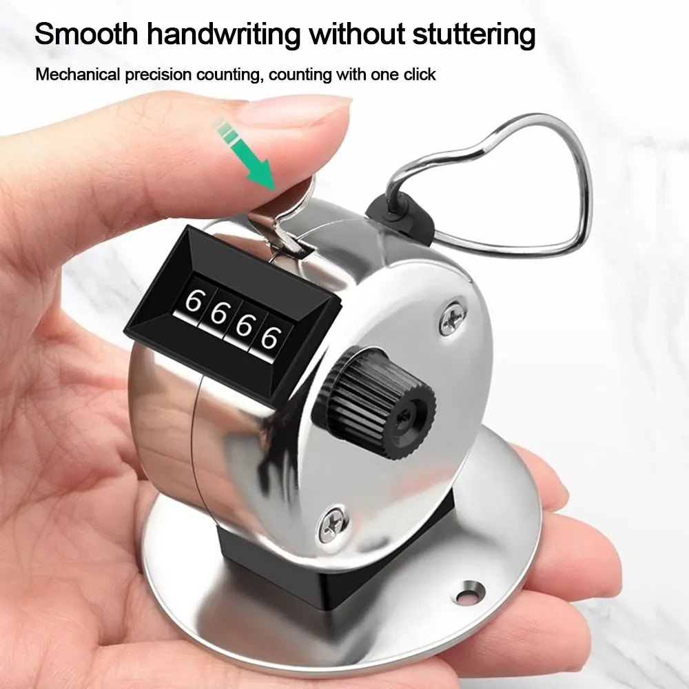 

Manual Counting Golf Clicker Training Counter 4 Digit Number Hand Held Tally Counter Mini Mechanical Digital Hand Tally Counter