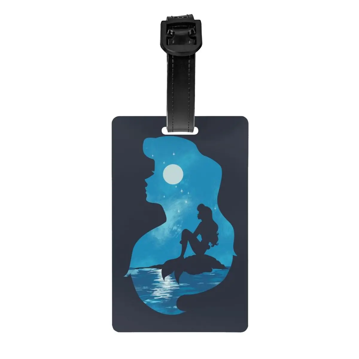 

Изготовленный на заказ портрет русалки Edwoody, багажная бирка, дорожная сумка «Русалочка», чемодан, конфиденциальная обложка, идентификационная этикетка