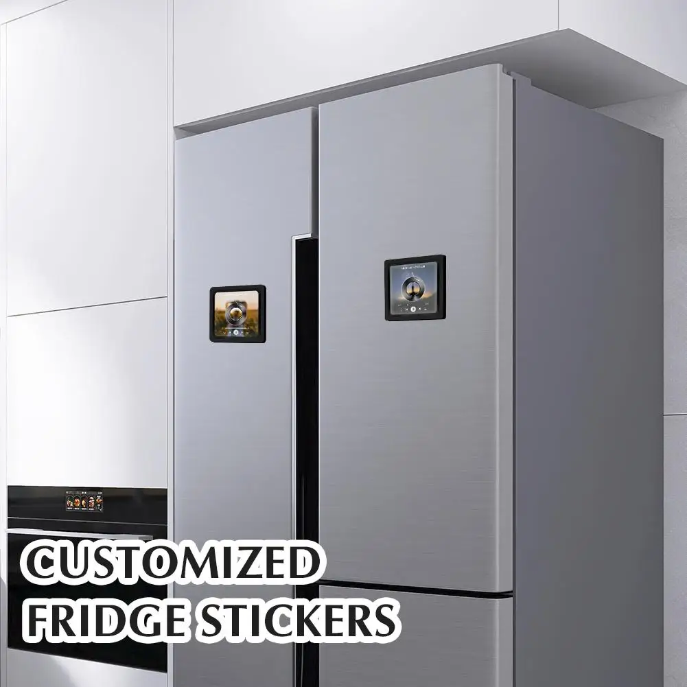 Customized Album Music Fridge Sticker Personalized Spotify Fridge Magnet Music Movement Playing Songs Christmas New Year Gift