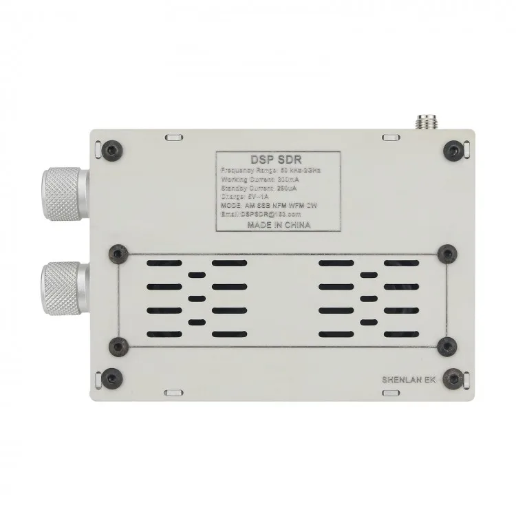 Audio Hifi 50KHz - 2GHZ MALAHIT SDR DSP SDR Receptor SDR Radio AM/SSB/NFM/WFM con Altavoz Pantalla de 3,5"