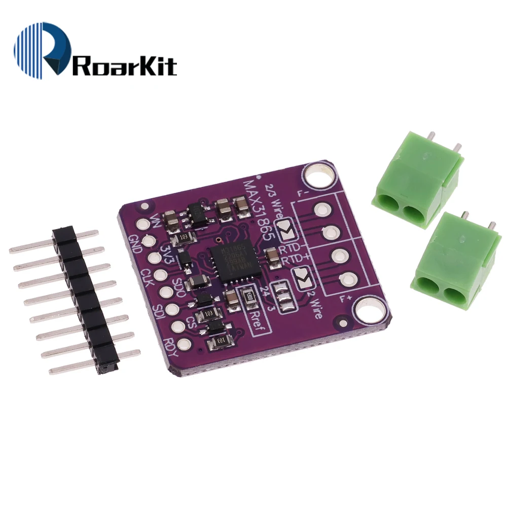 MAX31865 PT100 do PT1000 płyta konwertera RTD na-cyfrowy moduł wzmacniacza czujnika temperatury termopary 3.3V/5V dla Arduino — zdjęcie produktu 4