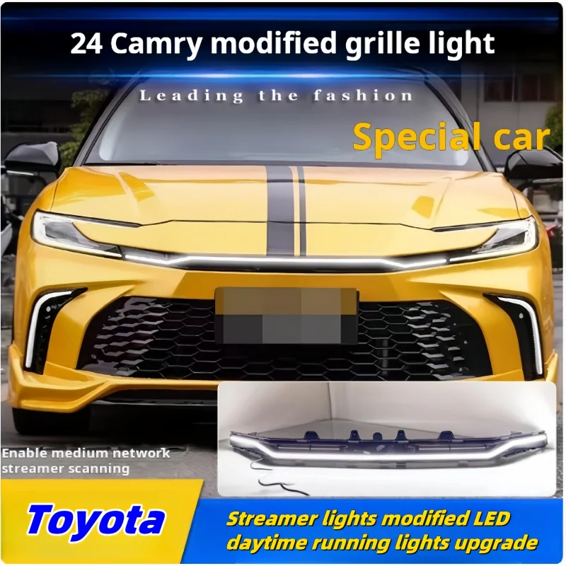 Applicable to 24 9th generation for Toyota Camry Premium sports edition streamer light modified LED daytime running lights