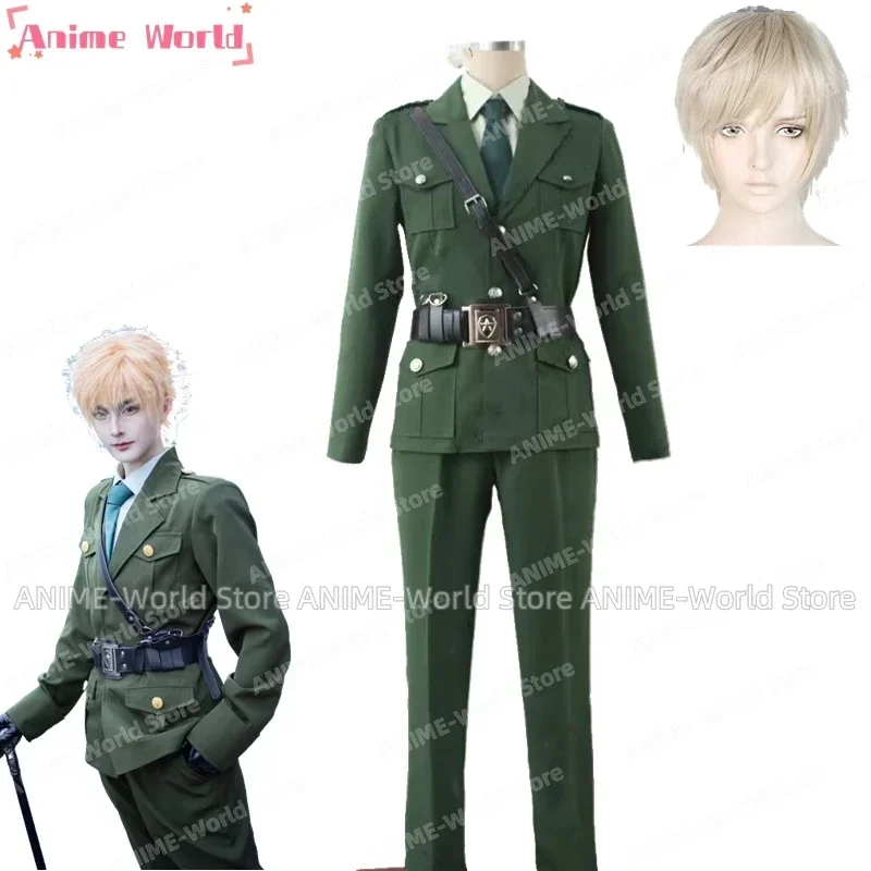 

《Custom Size》Axis Powers Hetalia Arthur Kirkland Britain 1ST Cosplay Costumes Custom Made Wig