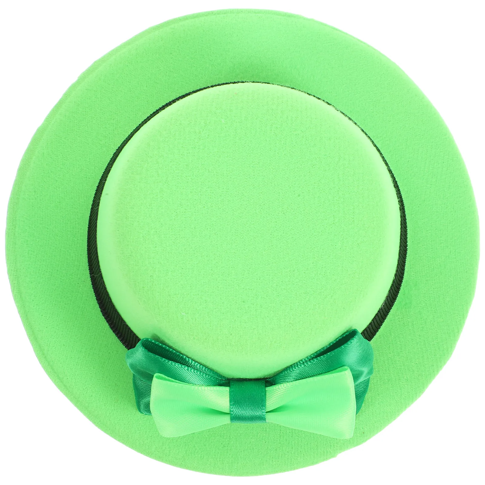 Mini chapeau trèfle à trois feuilles Leprechaun, petit chapeau haut de forme, pince à cheveux, fascinateur pour la Saint-Patrick, accessoires de cheveux de fête pour femmes