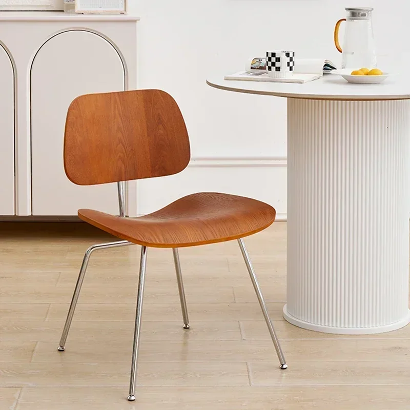 Dining Chair Nordic Style Modern Minimal Wooden Chair Dining Room Sets Kitchen Lightweight Living Room Furniture Vintage Stoelen