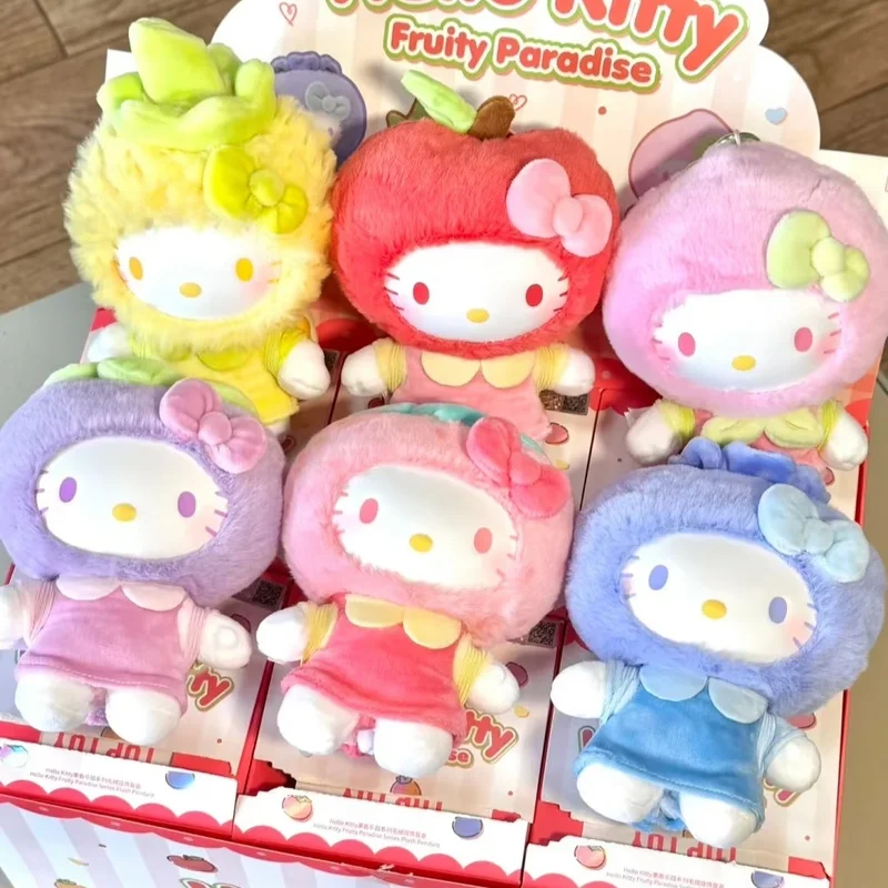 

New Hot Original Kitty Fragrant Paradise Series Plush Trendy Play Blind Box Fragrant Doll Pendant for Girls Gift Toy Kawaii