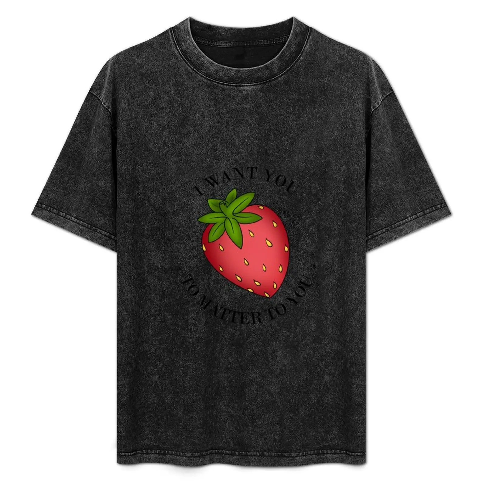 

I Want You To Matter To You Illustrated T-Shirt Sun Block Outdoor T-Shirt