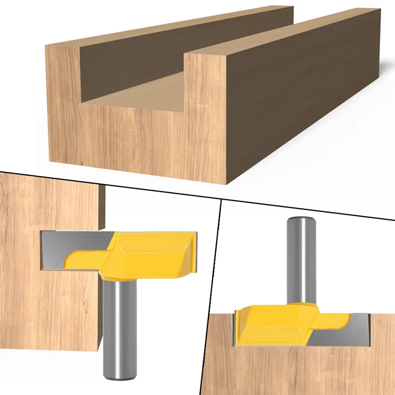 1 шт., фрезы с хвостовиком 8 мм
