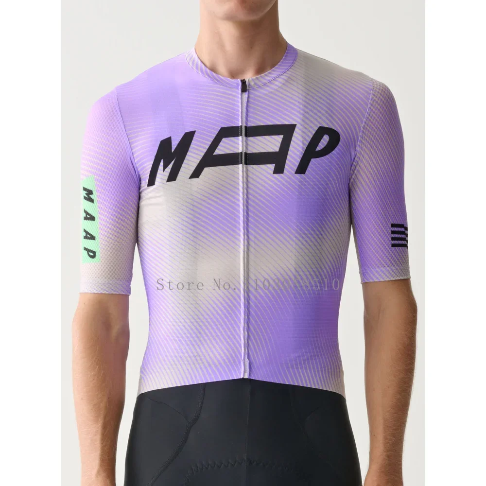 Cycling Jersey for Men short Sleeve Pro Team MTB Road Bike Clothing Breathable Bicycle Shirts 2025 Mountain Bicycle Clothing