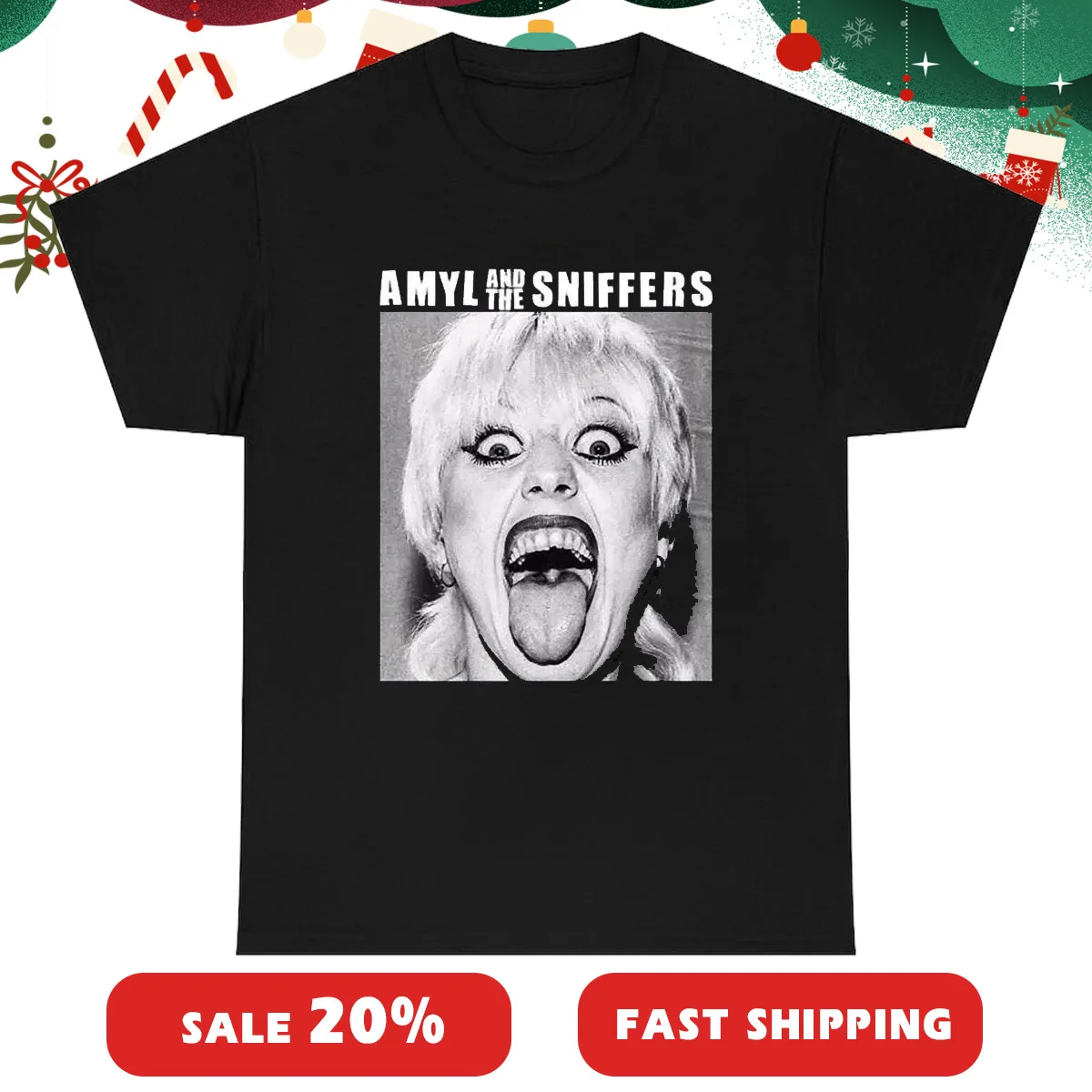 Amyl And The Sniffers No More Tears Unisex Tee Shirt Cotton Full Size