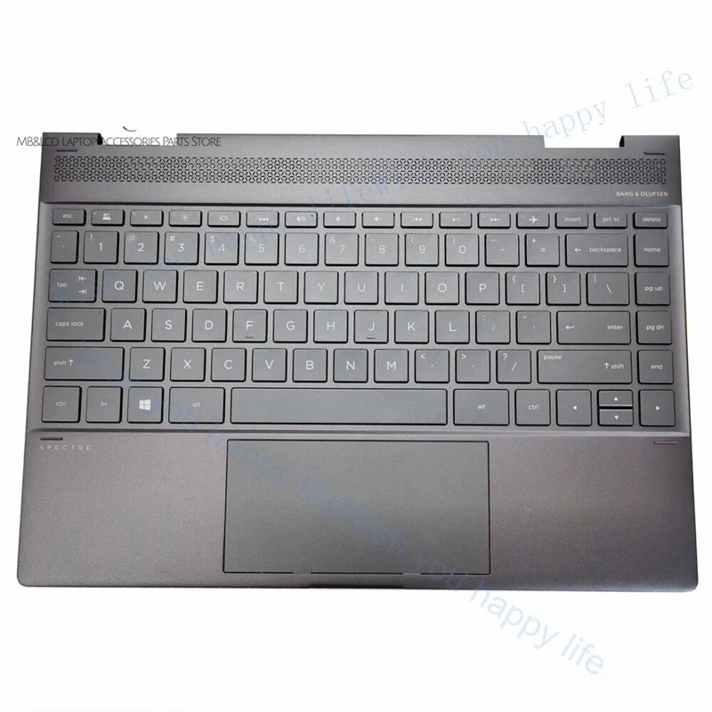 

LL New For HP Spectre X360 13-AE TPN-Q199 Palmrest US Backlit Keyboard 942040-001