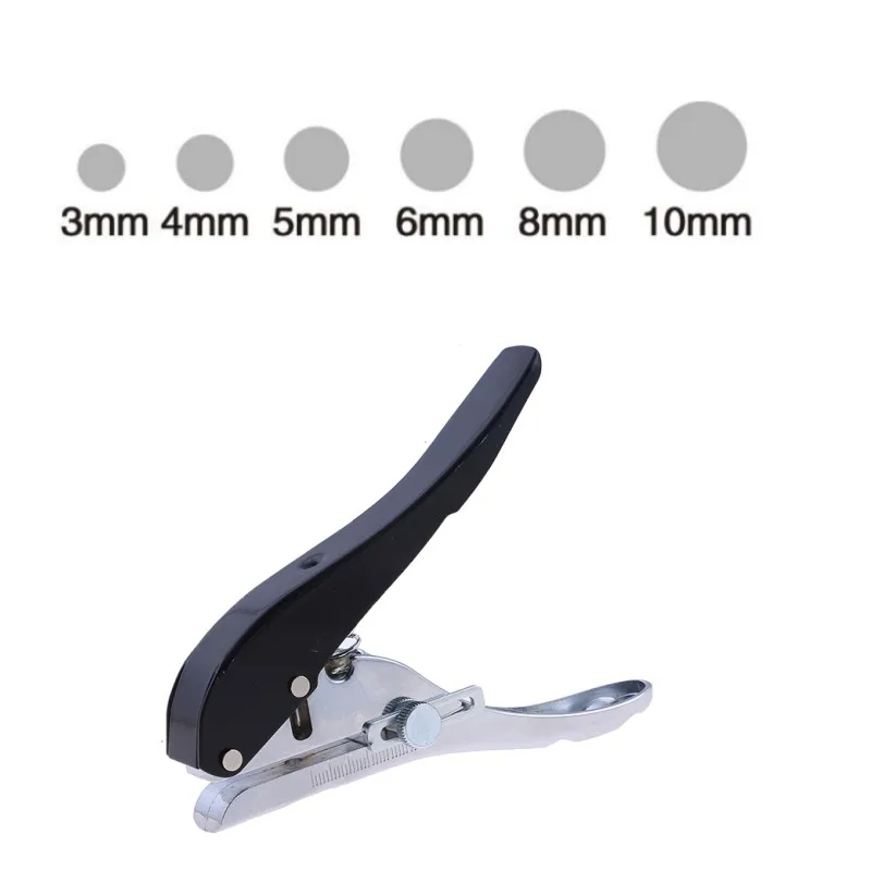 Leather Punching Tool 3MM 6MM 8MM 10MM Hole Edge Banding Punching Pliers Screw Hole Hat Woodworking Tool Hole Punch Hidden Hole