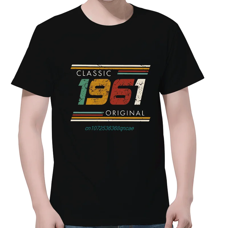 Classic 1961 Original Poster Graphic T Shirts Summer T Shirt For Man Cotton New Shirts And T-Shirts High Quality Men's Clothing