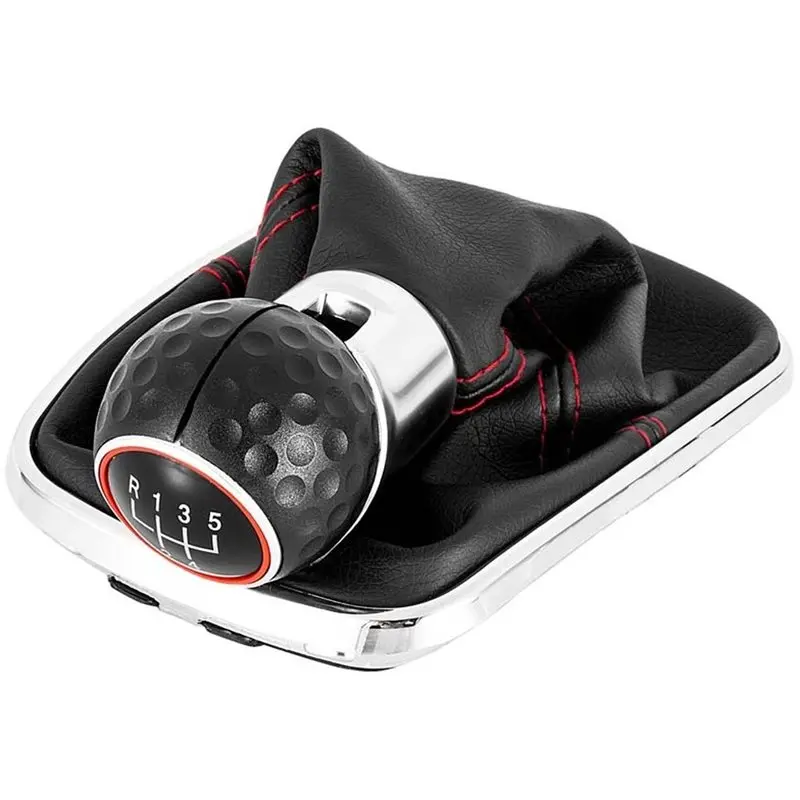 

A58X-Gear Shift Knob Lever Shifter Gaiter Boot 5/6 Speed Car Interior Accessories Upgrade For Golf Bora GTI MK4