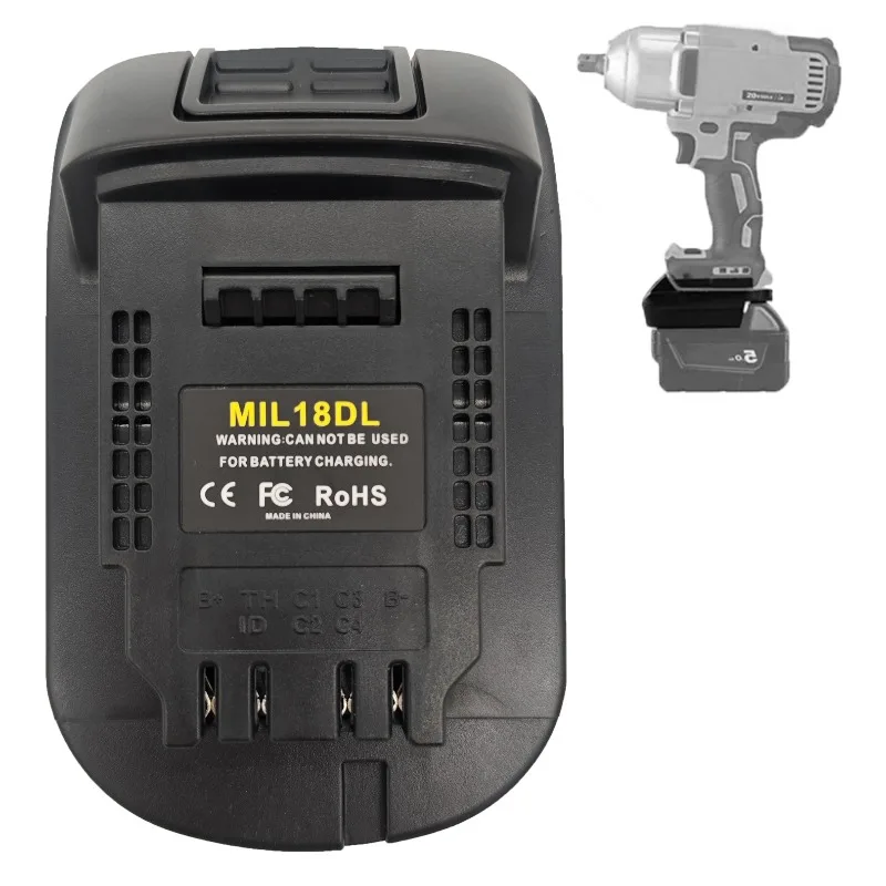 HAKSINKY MIL18DL Power Tool Battery Adapter Converter for Milwaukee 18V Convert for Dewalt 18V 20V Batteries Converter Tools