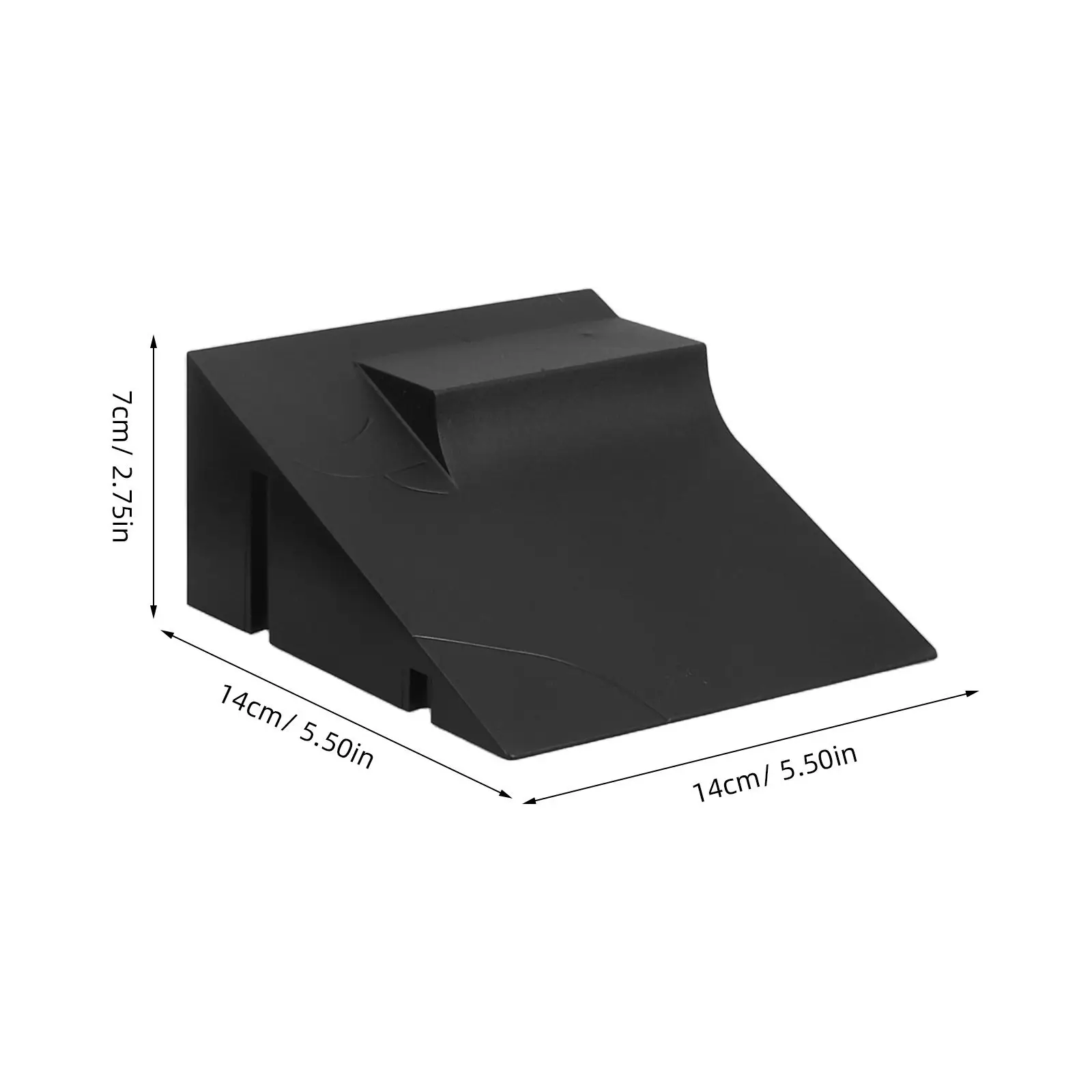 2Pcs Realistic Fingerboard Obstacle Set Mini Skatepark Ramp Stair Rail for Tabletop Skateboarding Kits Adults Kids Training - view 5