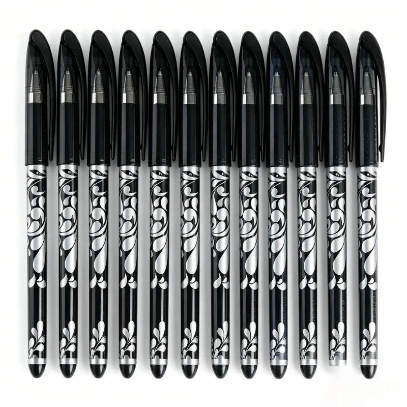

24pcs Erasable Gel Pens - Plastic Medium Tip 0.5mm,Comfort Grip for Smooth Writing, for Office & Daily Use,Stylish Stationery