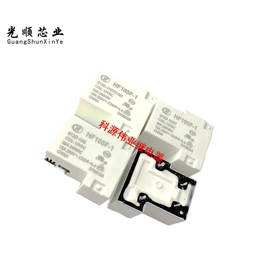 JQX-105F-1 012D-1HS 4Pin  30A HF105F-1-012D-1HST