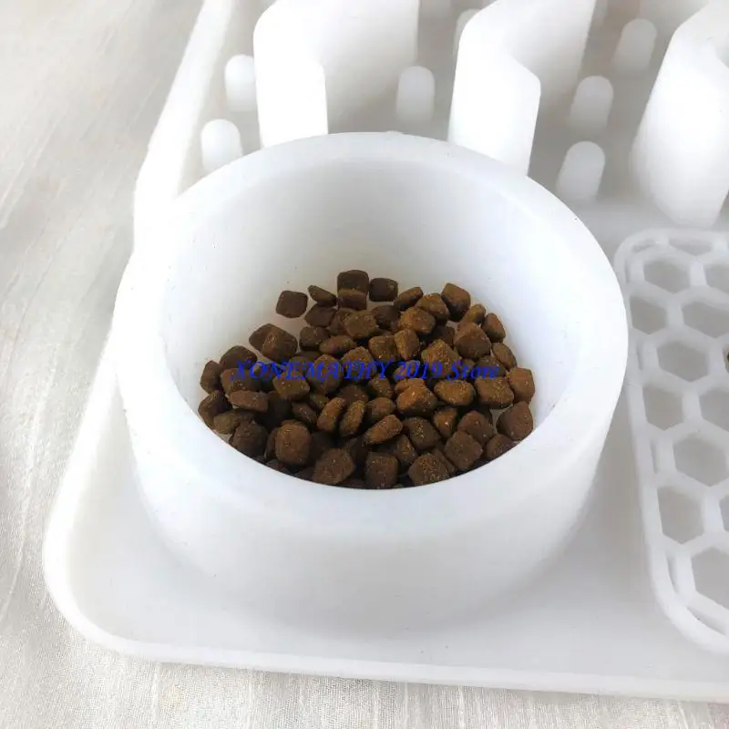 

F42F Силиконовая питомца PET PAD PET DOG Slow Pad Pad Pad Sucker Slow Pad