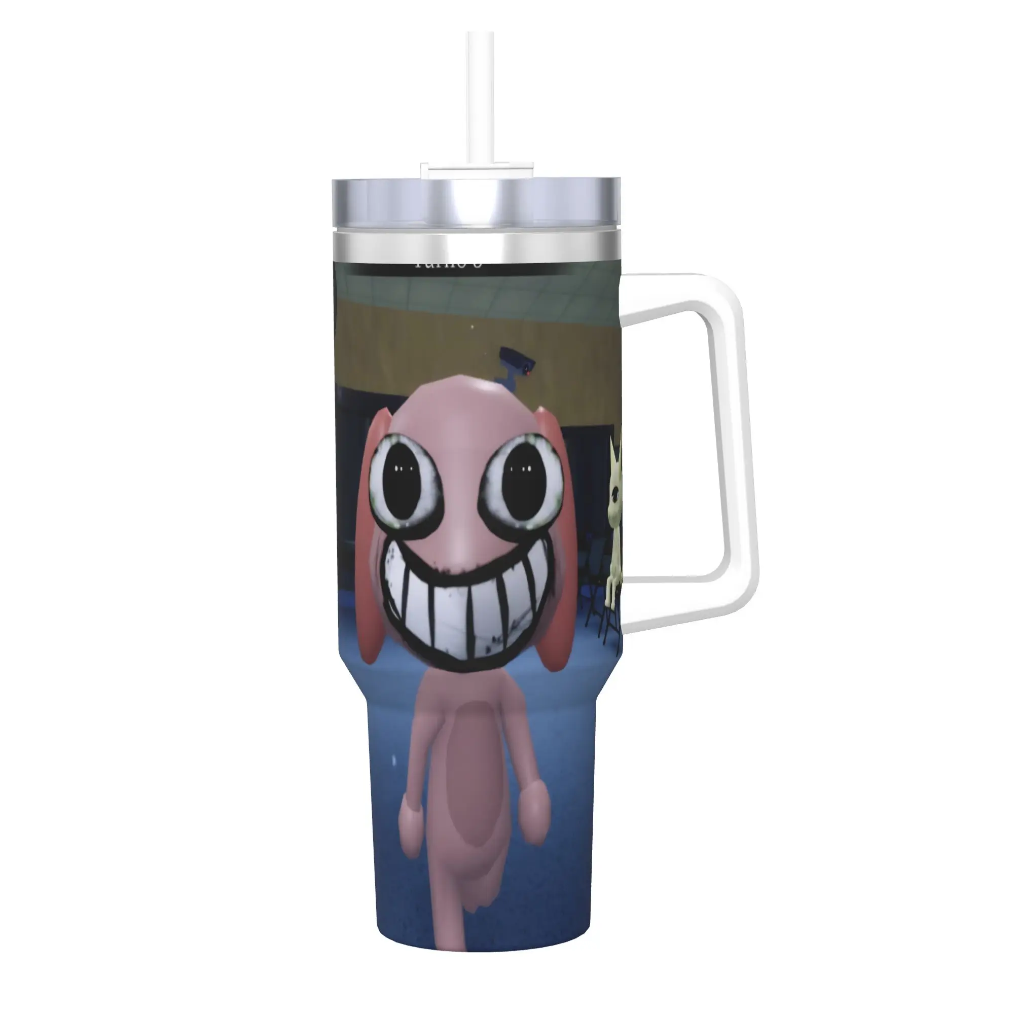 Animals Hospitals Tumbler 40oz Stainless Steel Double Wall Vacuum Insulated Travel Mug With Straw