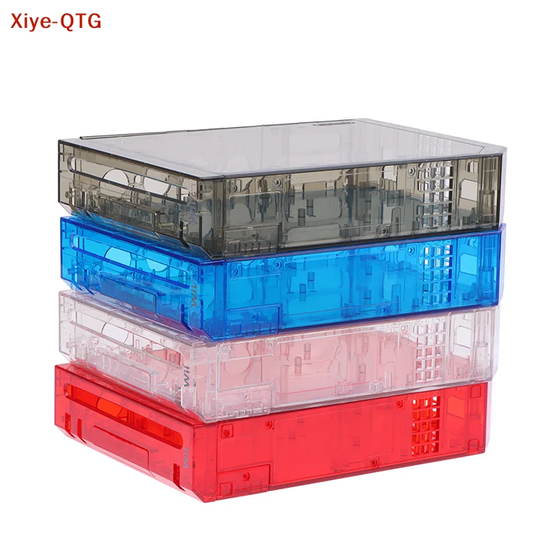 

НОВЫЙ черный прозрачный корпус-чехол с кнопками для игровой консоли Wii