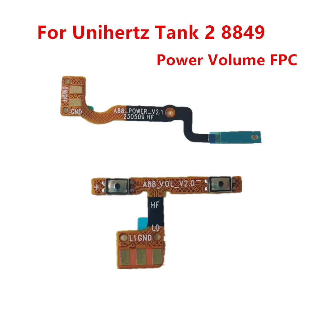

Pop New Original For Unihertz Tank 2 8849 Cell Phone Side Power Volume FPC Cable Buttons FPC Wire Flex Cable Repair Accessories