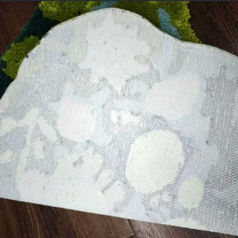 Alfombra capitoné de musgo 3D para dormitorio, alfombra antideslizante, suave y absorbente, alfombra  baño  hierba, lavable,