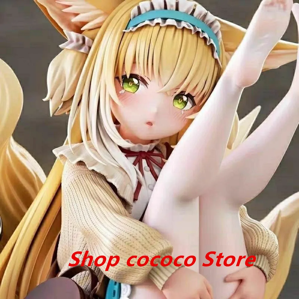 

Arknights Figure Suzuran Afternoon Tea 14cm Anime Fox Girl PVC Action Figure Toy Game Statue Collection Model Doll Gifts