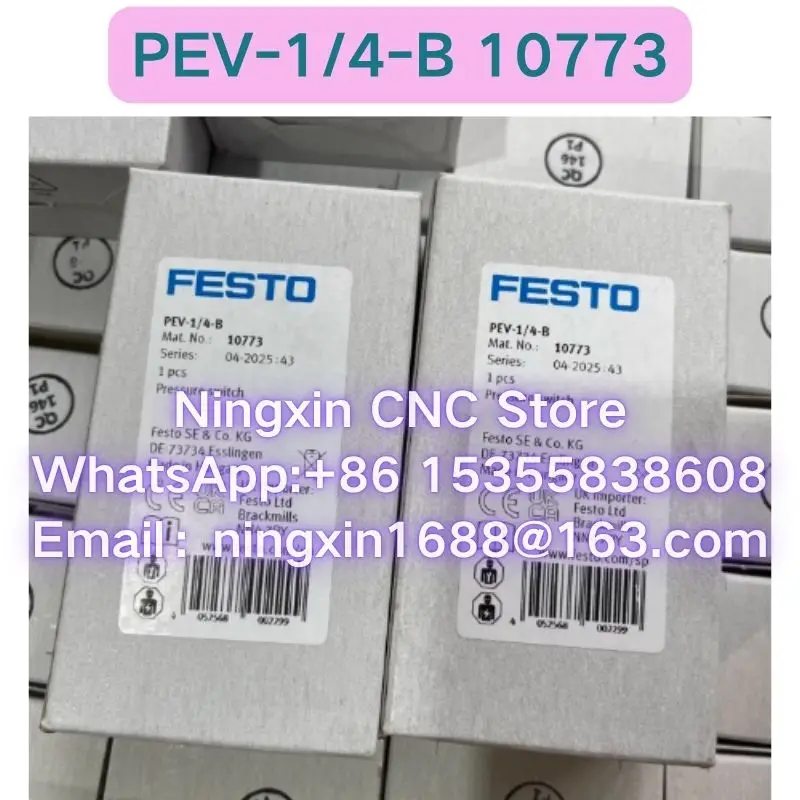 

Совершенно новый оригинальный реле давления PEV-1/4-B 10773. Быстрая доставка.