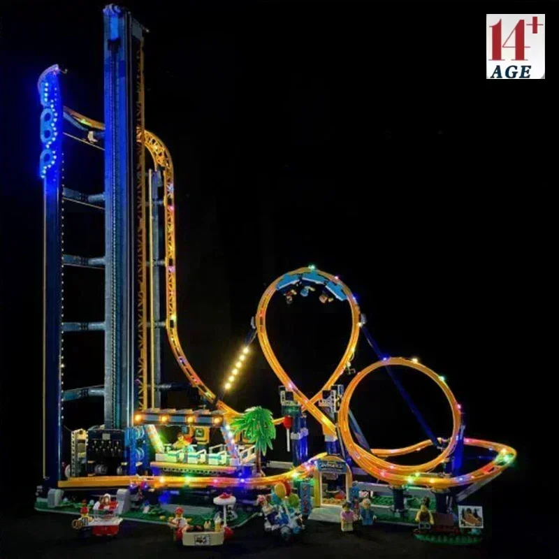 

Светодиодные фонари с моторной петлей, строительные блоки, 3756 шт., совместимые 10303, блоки, детская модель, игрушки, подарки на день рождения, Рождество