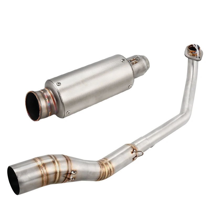 

For HONDA Cub 110 Cub110 CC110 2018-2023 Motorcycle Exhaust System Modified Side Row Full Section Front Link Pipe Muffler